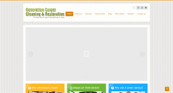 Desktop Screenshot of generationcarpetcleaningfw.com